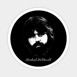 Michael McDonald Portrait Magnet